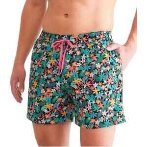 Chubbies Classic Swim Trunks The Bloomerangs Toucan Print 4" Inseam Size M